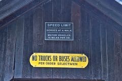 No trotting