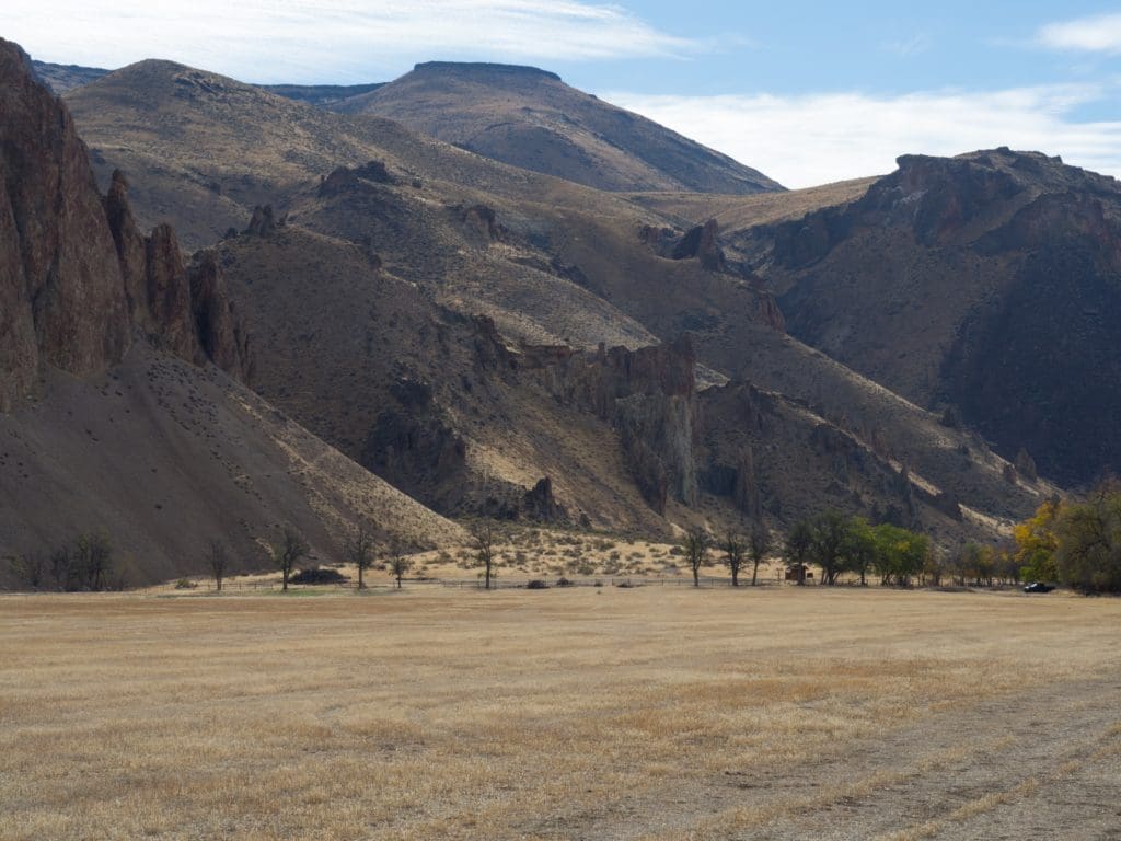 Birch Creek, (camp at the far lower left)