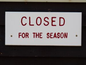 Read more about the article Closed For The Season